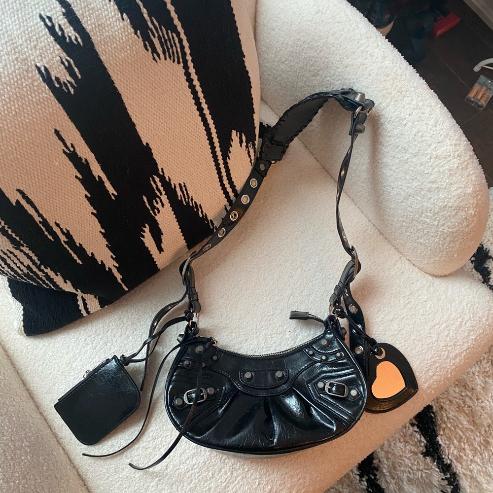 Black Leather Women's Bag